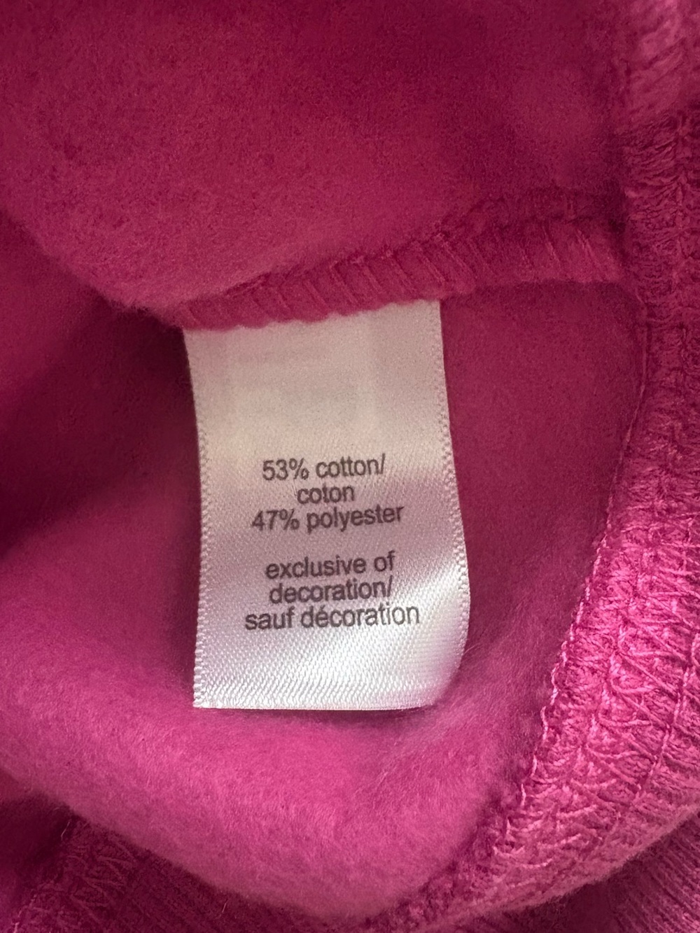 Maurices Fuchsia Crewneck Sweatshirt with Embroidered Floral Detail - Picture 6 of 8